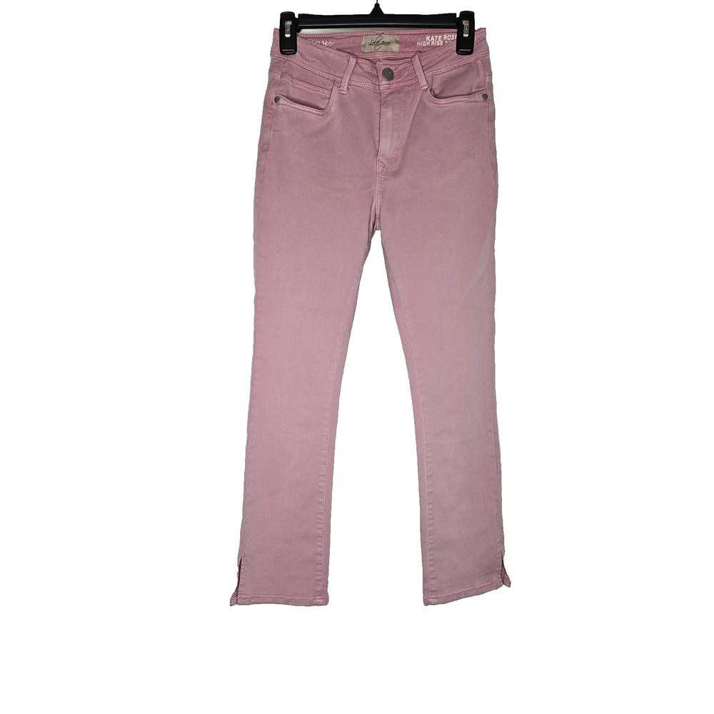Lola Jeans Kate High Rise Skinny Pink Denim Stretch Womens Size 4 Preppy Spring